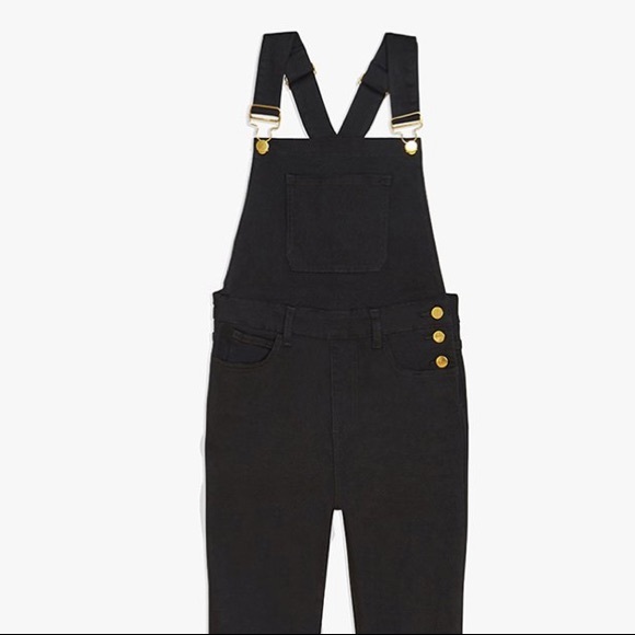 We Wore What High Rise Skinny Black Denim Overall - Picture 2 of 12